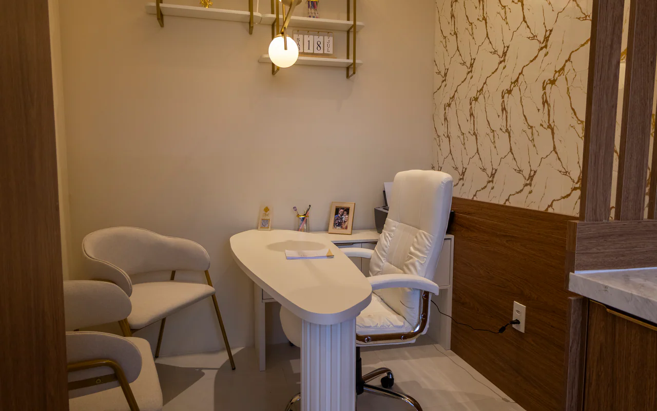Sala preparada para atendimento individualizado